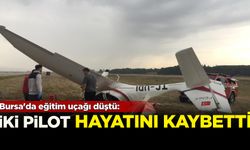 Bursa'da eğitim uçağı düştü! İki pilot hayatını kaybetti