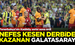 Galatasaray, dev derbide Fenerbahçe'nin Kadıköy serisini bitirdi!