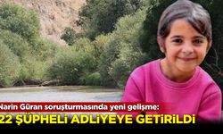 Narin soruşturmasında yeni gelişme: 22 şüpheli adliyeye getirildi!