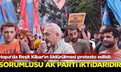 Hopa'da Reşit Kibar'ın öldürülmesi Ankara'da protesto edildi