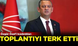 Özgür Özel'i kızdırdılar: Toplantıyı terk etti!