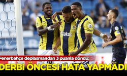 Fenerbahçe derbi öncesi hata yapmadı: 0-2