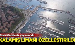 Resmi Gazete'de yayımlandı: Kalamış Yat Limanı özelleştirildi