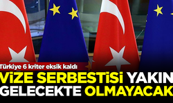 Vize serbestisi yakın gelecekte olmayacak! 6 kriter geride kaldık