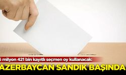 Azerbaycan'da halk sandık başında