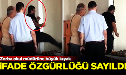 Zorba okul müdürünün 'Başı açık öğrenciye karışırım' sözleri ifade özgürlüğü sayıldı