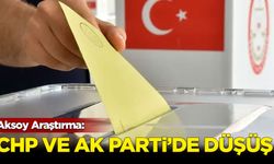 Aksoy Araştırma: CHP ve AK Parti oylarında düşüş