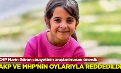 CHP Narin Güran cinayetinin araştırılmasını önerdi: AKP ve MHP'nin oylarıyla reddedildi