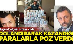 Suçun belgesi ortaya çıktı: Dolandırarak kazandıkları paralarla poz verdi