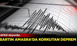 AFAD duyurdu: Bartın Amasra'da korkutan deprem!