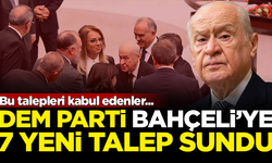 DEM Parti, Devlet Bahçeli'ye 7 talep sundu! Bunlara evet diyen...