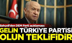 Devlet Bahçeli’den DEM Parti açıklaması: Gelin Türkiye partisi olun teklifidir