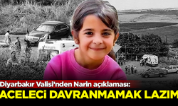 Diyarbakır Valisi'nden Narin Güran açıklaması: Aceleci davranmamak lazım