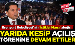 Esenyurt Belediyesi'nin 'İstiklal Marşı' alerjisi! Önce okumayı unuttular, şimdi de yarıda kesip törene devam ettiler