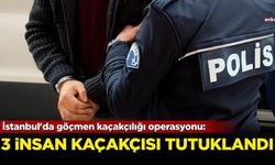 İstanbul'da göçmen kaçakçılığı operasyonu: 3 insan kaçakçısı tutuklandı