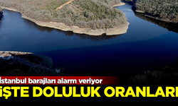 Barajlar alarm veriyor! İşte İstanbul'daki barajların doluluk oranları