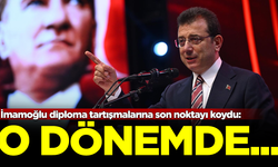 İmamoğlu diploma tartışmalarına son noktayı koydu: O dönemde...