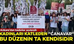 Ankara'dan kadınlar seslendi: Kadınları katleden ''CANAVAR'' bu düzenin ta kendisidir!