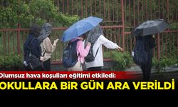 Olumsuz hava şartları eğitimi engelledi: Okullara bir gün ara verildi!