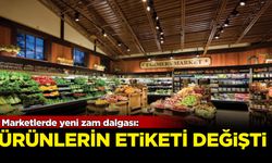 Marketlerde yeni zam dalgası: Ürünlerin etiketi değişti!