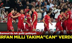 Samsun'da tek gollü galibiyet: İrfan milli takıma ''can '' verdi!