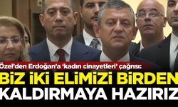 Özel'den Erdoğan'a 'kadın cinayetleri' çağrısı: İki elimizi birden kaldırmaya hazırız