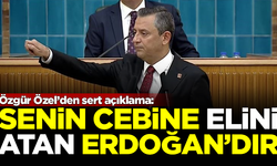 Özgür Özel'den sert açıklama: Senin cebine elini atan Erdoğan'dır