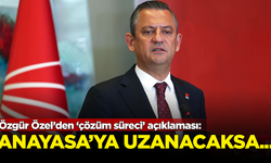 Özgür Özel'den 'çözüm süreci' açıklaması: Anayasa'ya uzanacaksa biz yokuz!