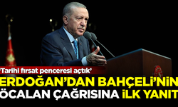 Cumhurbaşkanı Erdoğan'dan Bahçeli'nin 'Öcalan' çağrısına ilk yanıt