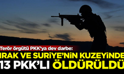 PKK'ya büyük darbe! Irak ve Suriye'nin kuzeyinde 13 terörist öldürüldü