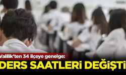 Valilik'ten 34 ilçeye genelge: Ders saatleri değiştirildi