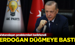 Vatandaşın rahatsızlıkları belirlendi! Erdoğan harekete geçti