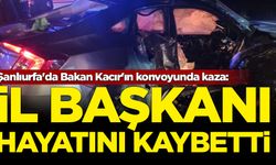 Şanlıurfa'da Bakan Kacır'ın konvoyunda kaza: İl Başkanı hayatını kaybetti