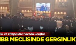 İBB Meclisi'nde gerginlik: Su ve kitapçıklar havada uçuştu