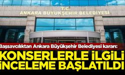 Başsavcılıktan Ankara Büyükşehir Belediyesi'nin düzenlediği konserlere inceleme