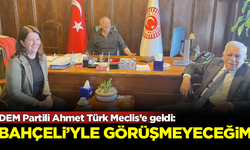 DEM Partili Ahmet Türk Meclis’e geldi: Bahçeli'yle görüşmeyeceğim