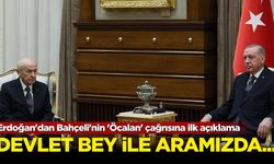 Erdoğan'dan Bahçeli'nin 'Öcalan' çağrısına ilk açıklama