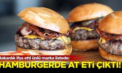 Bakanlık ifşa etti ünlü marka listede: Hamburgerden 'at eti' çıktı