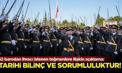 52 barodan ihracı istenen teğmenlere ilişkin açıklama