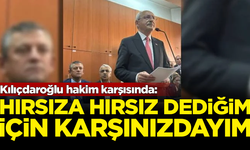 Kemal Kılıçdaroğlu hakim karşısında: Hırsıza hırsız dediğim için karşınızdayım