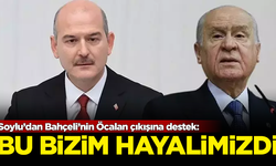 Süleyman Soylu’dan Bahçeli’nin Öcalan çıkışına destek: Bu bizim hayalimizdi