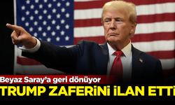 Donald Trump zaferini ilan etti! Beyaz Saray'a geri dönüyor