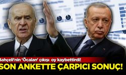 Bahçeli'nin 'Öcalan' çıkışı  oy kaybettirdi! Son ankette çarpıcı sonuç