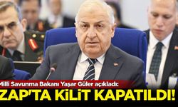 Milli Savunma Bakanı Yaşar Güler açıkladı: ZAP'ta kilit kapatıldı