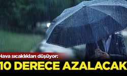 Hava sıcaklıkları düşüyor: 10 derece birden azalacak