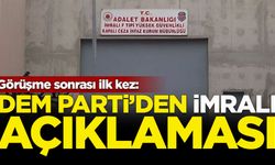 DEM Parti'den İmralı açıklaması