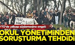 YTÜ'de yılbaşı süslemesine engel: Okul yönetiminden soruşturma tehdidi