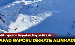 Milli sporcu hayatını kaybetmişti: AFAD raporu dikkate alınmadı