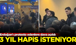 Erdoğan'ı protesto edenlere dava açıldı! 3 yıla kadar hapis isteniyor