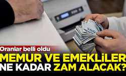 Oranlar belli oldu! Memur ve emekliler ne kadar zam alacak?